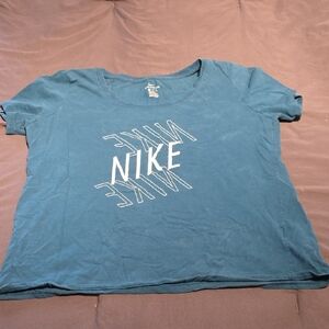 Nike Teal Short-Sleeve Women's Graphic Tee